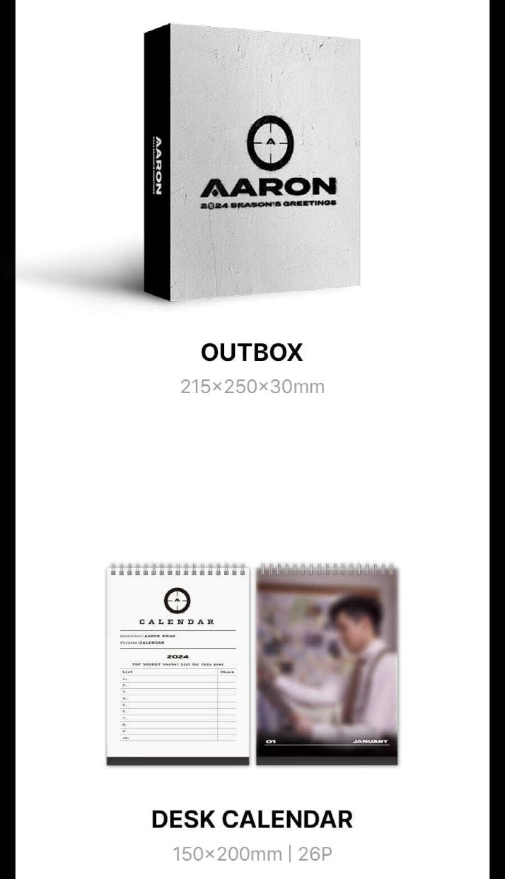 AARON (NU'EST) - 2024 SEASON'S GREETINGS Nolae