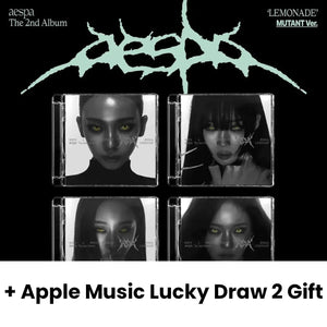 AESPA - LEMONADE (MUTANT VER.) + Apple Music Lucky Draw 2 Gift