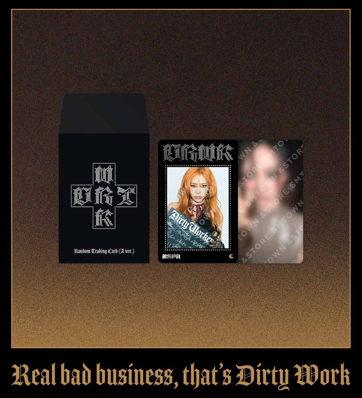 AESPA - RANDOM TRADING CARD SET (DIRTY WORK OFFICIAL MD) Nolae