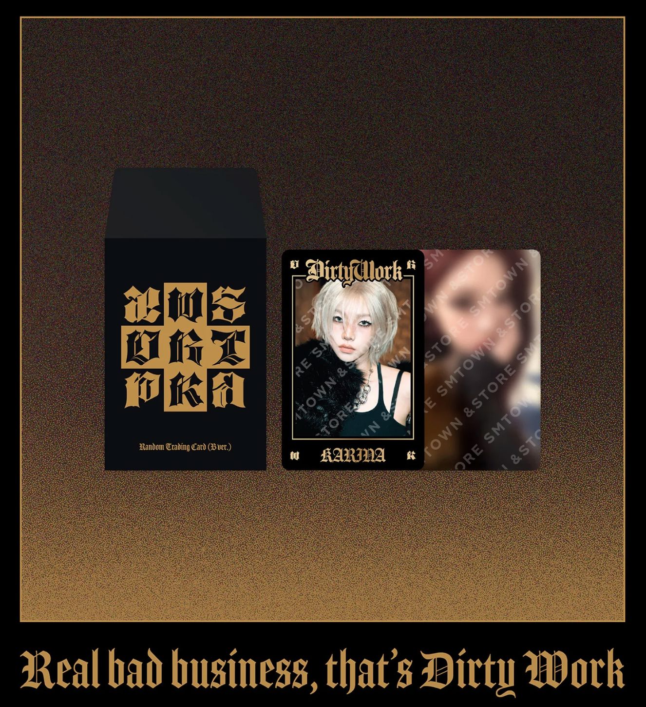 AESPA - RANDOM TRADING CARD SET (DIRTY WORK OFFICIAL MD) Nolae