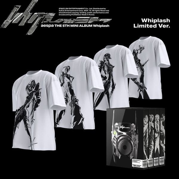 ラス1 aespa Whiplash Limited Ver カリナ Tシャツ aespa Whiplash Limited ver Tシャツ カリナ ver - メルカリ