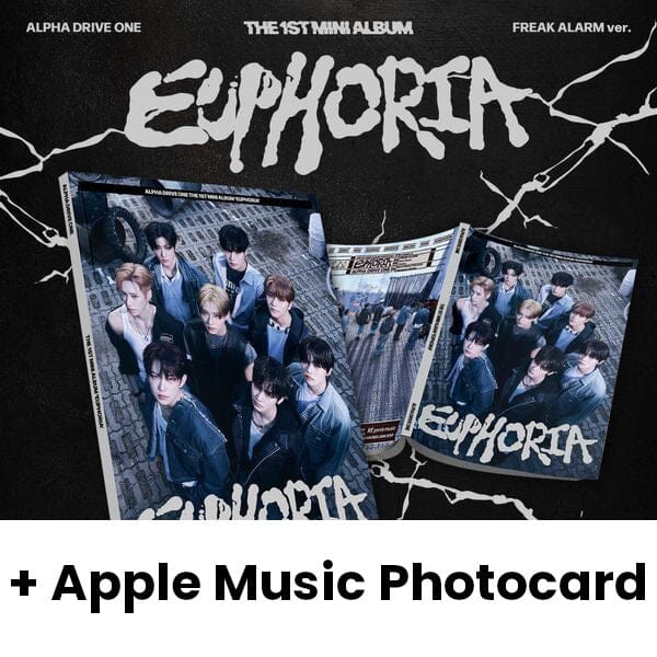 ALPHA DRIVE ONE - EUPHORIA (FREAK ALARM VER.) + Apple Music Photocard