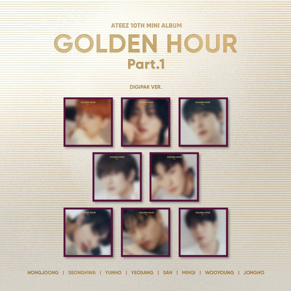 ATEEZ GOLDEN HOUR CDP ver. 新品未開封 ① ateez-golden-hour-part-1-10th-