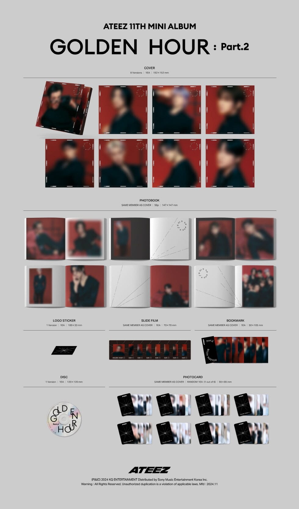 ATEEZ - GOLDEN HOUR: PART.2 (DIGIPAK VER.) Nolae