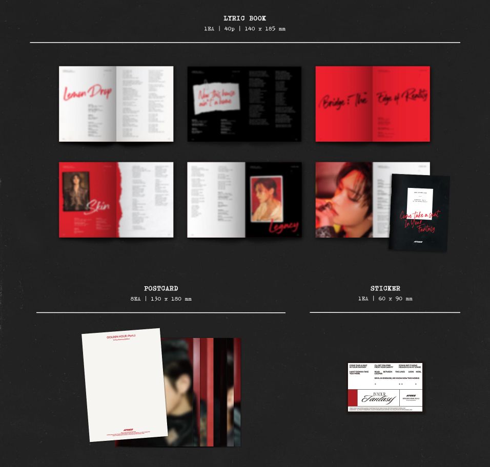 ATEEZ - GOLDEN HOUR : PART.3 (IN YOUR FANTASY EDITION) (LIMITED FANTASY VER.) + Soundwave Photocard Nolae