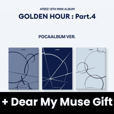 ATEEZ - GOLDEN HOUR : PART.4 (POCA ALBUM) + Dear My Muse Gift