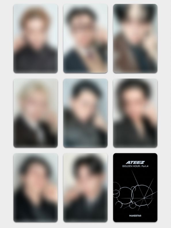 ATEEZ - GOLDEN HOUR : PART.4 (POCA ALBUM) + Makestar Fan Sign Gift