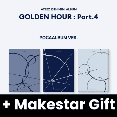 ATEEZ - GOLDEN HOUR : PART.4 (POCA ALBUM) + Makestar Gift