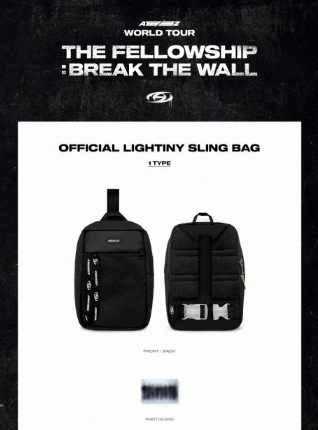 ATEEZ - OFFICIAL LIGHTINY SLING BAG
