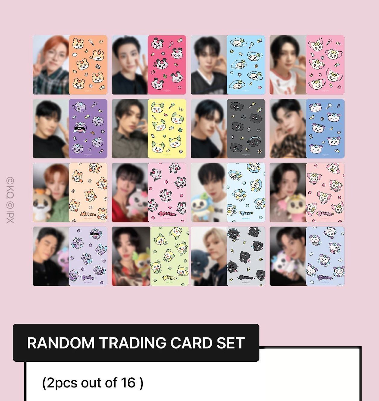 idle mini8 上海 popmerch 特典 トレカ 10枚セット ATEEZ - TRADING CARD, BALL CAP & MULTI POUCH (MIGHTEEZ POP UP STORE MD