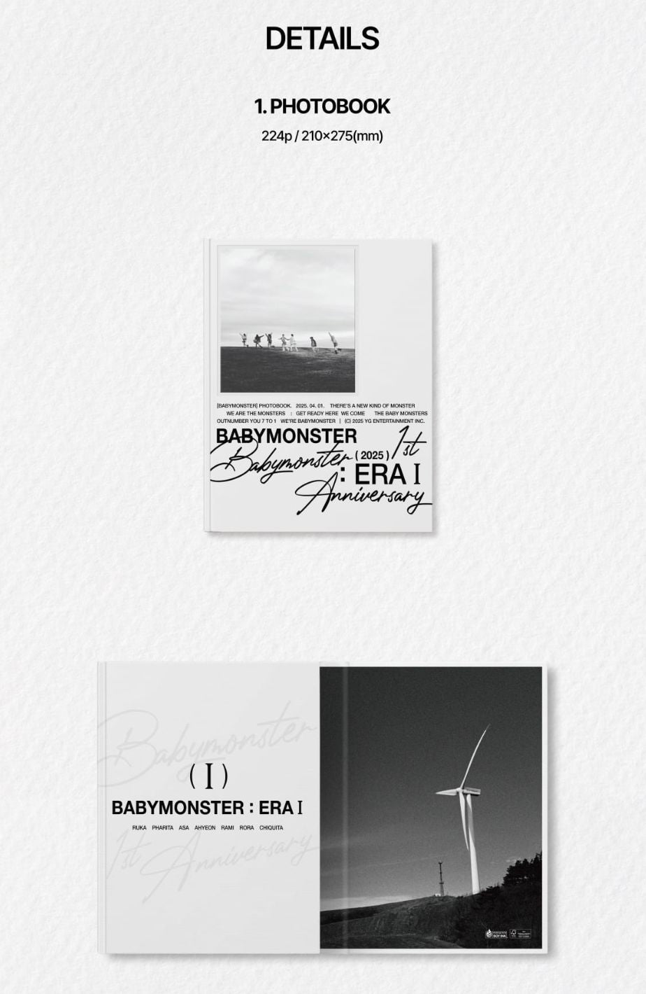 BABYMONSTER - PHOTOBOOK (2025 ERA I 1ST ANNIVERSARY)