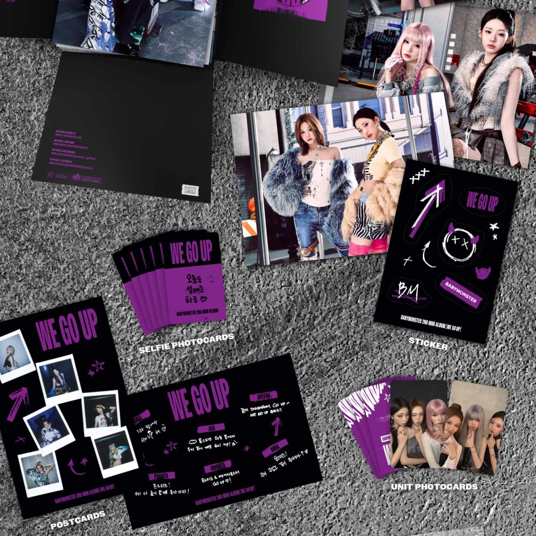 BABYMONSTER - WE GO UP (POSTCARD VER.)