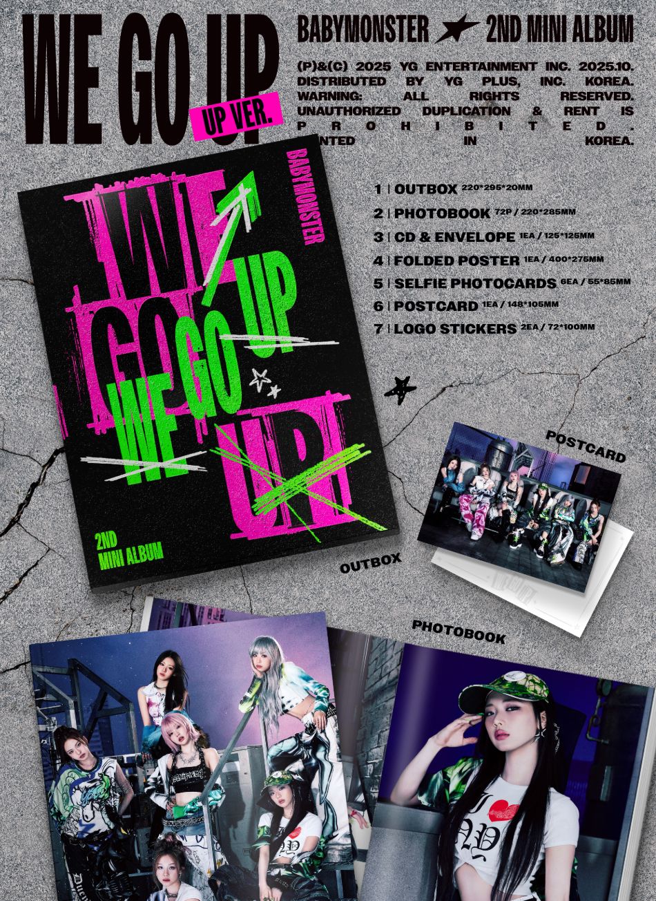 BABYMONSTER - WE GO UP + Weverse Gift