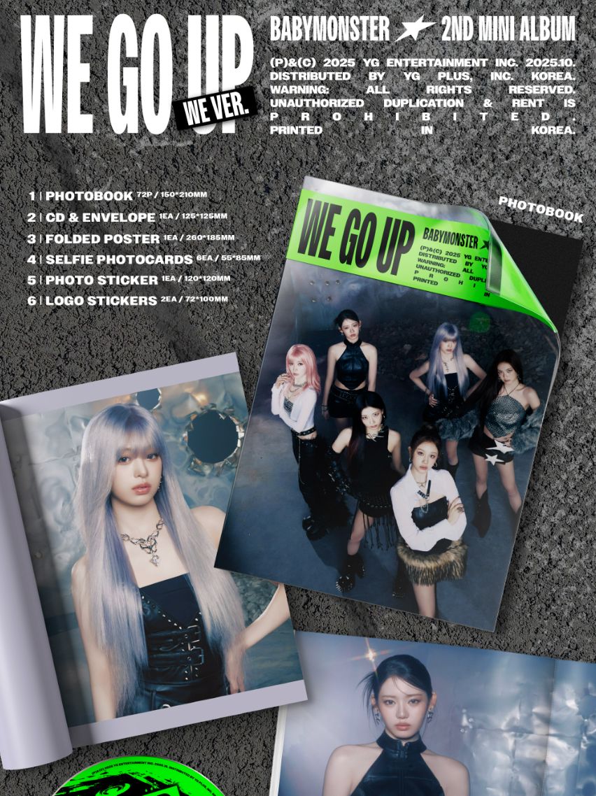 BABYMONSTER - WE GO UP + Weverse Gift