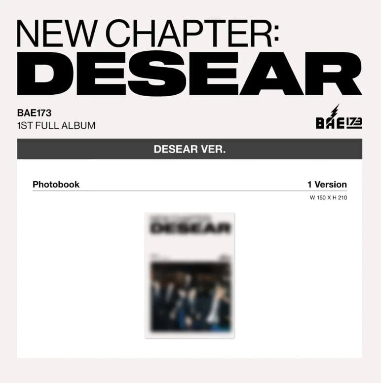 BAE173 - NEW CHAPTER : DESEAR Nolae