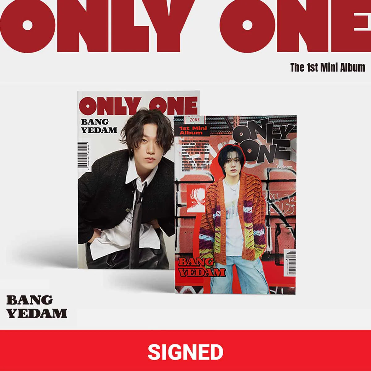 BANG YE DAM (TREASURE) - ONLY ONE (1ST MINI ALBUM) SIGNED Nolae