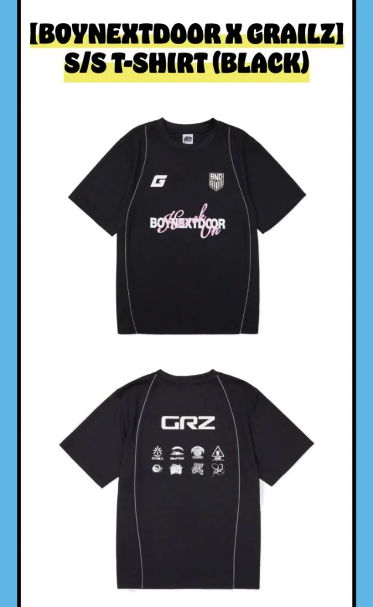 boynextdoor ボネクド　GRAILZコラボ　knock on Lサイズ BOYNEXTDOOR - [BOYNEXTDOOR X GRAILZ] S/S T-SHIRT (KNOCK ON VOL.1 FINAL