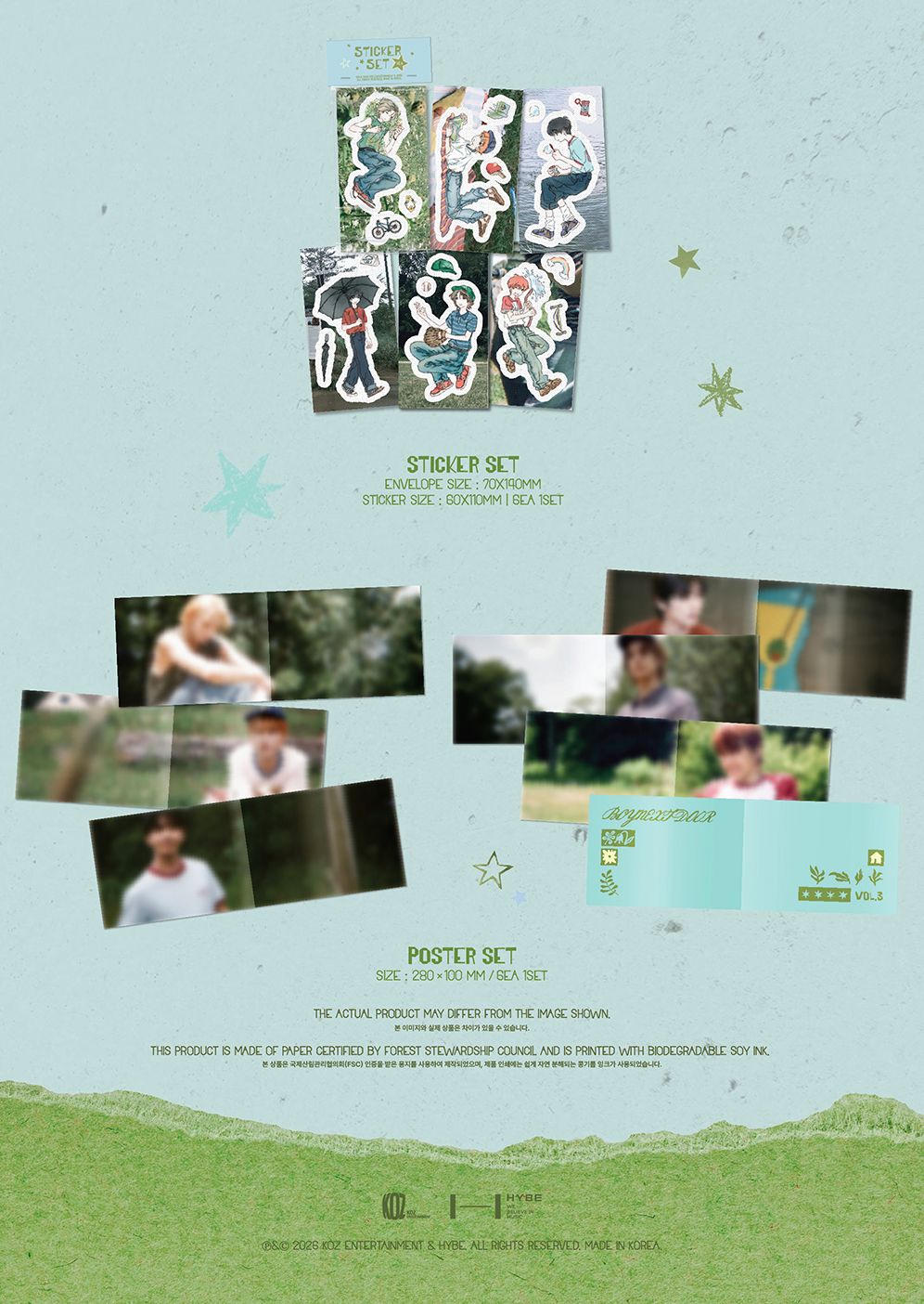 BOYNEXTDOOR - COLLECTED BOOK VOL.3 + Weverse Gift Nolae