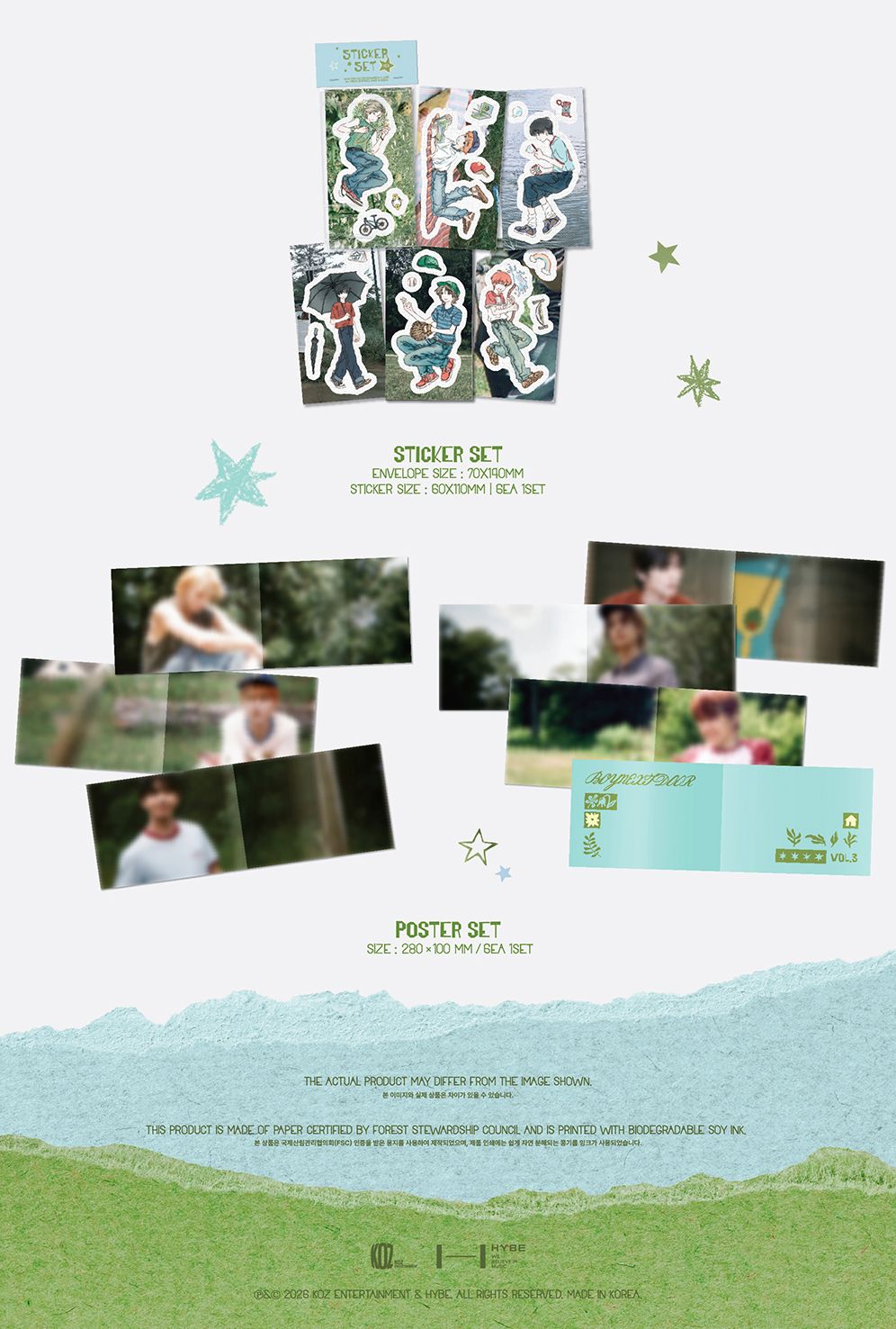 BOYNEXTDOOR - COLLECTED BOOK VOL.3 + Weverse Gift Nolae