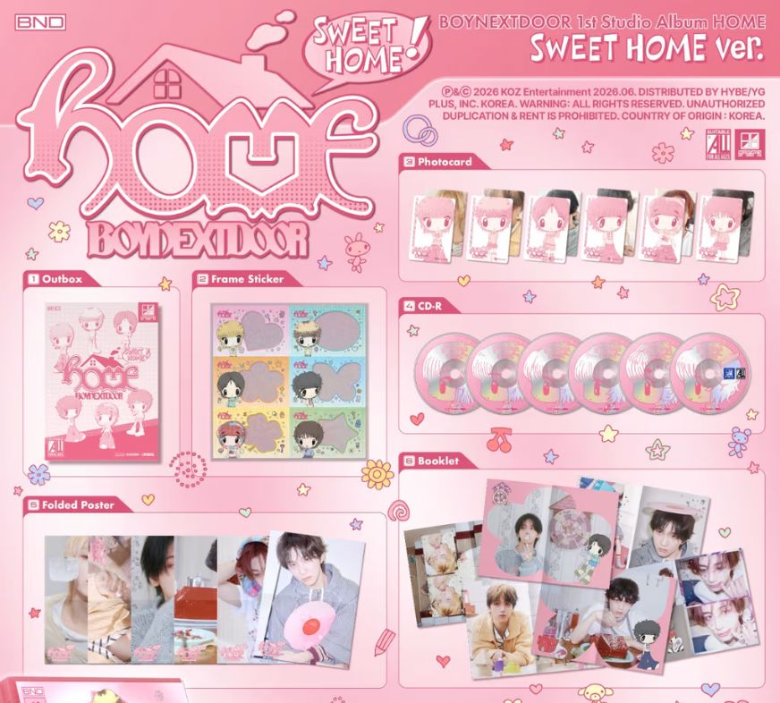 K-POP・アジア BOYNEXTDOOR SWEET  ver 20 BOYNEXTDOOR - HOME (SWEET HOME VER.)