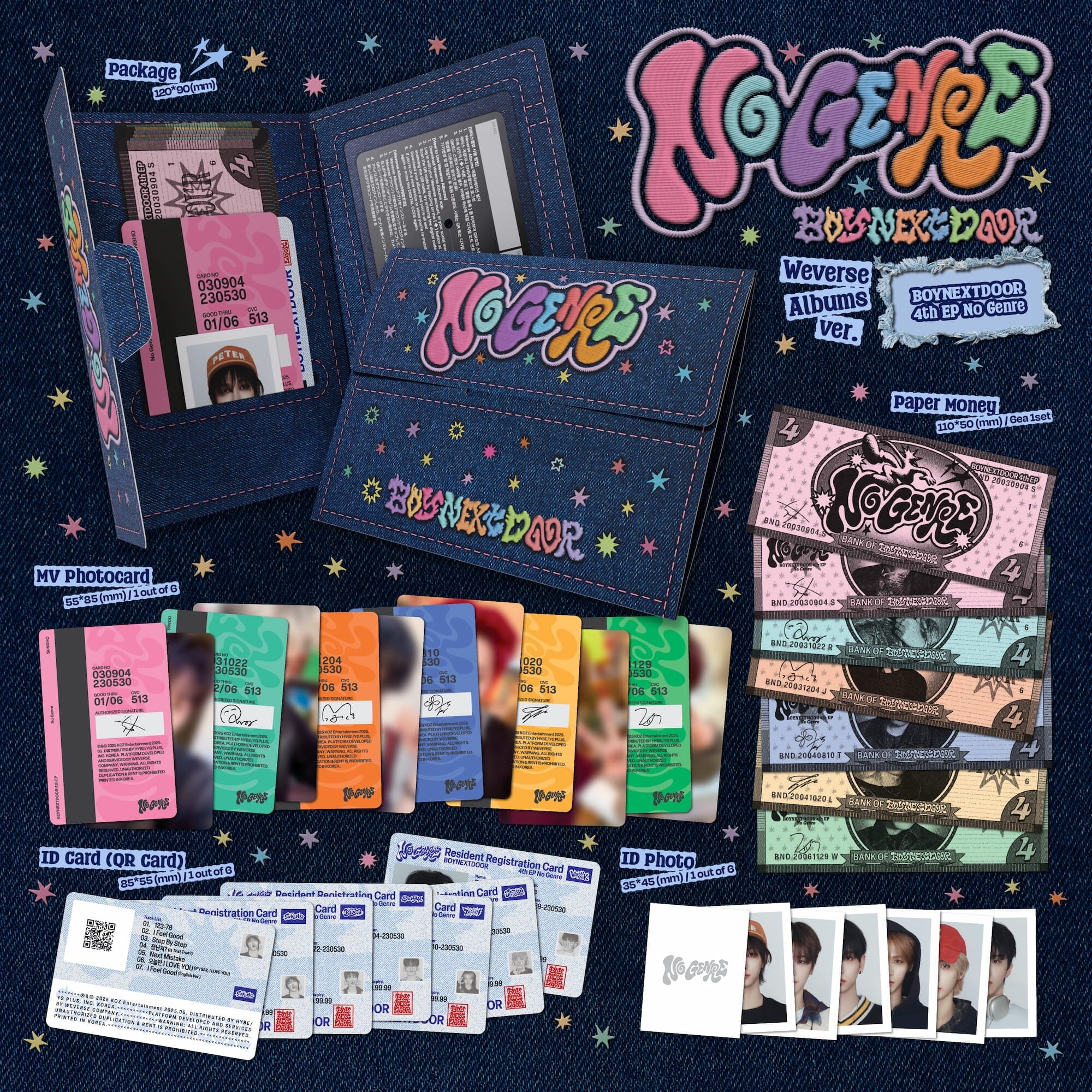 BOYNEXTDOOR - NO GENRE (WEVERSE ALBUMS VER.) + Weverse Gift Nolae