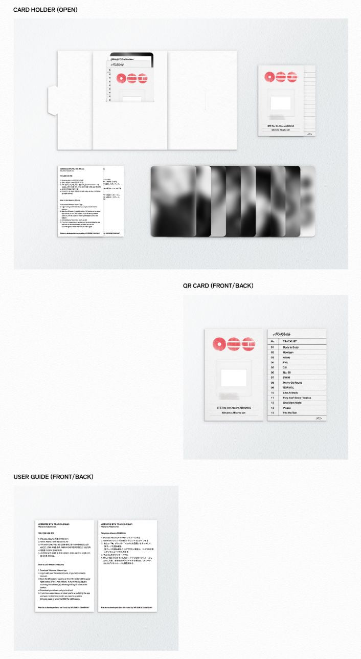 BTS - ARIRANG (WEVERSE ALBUMS VER.) + Makestar Gift