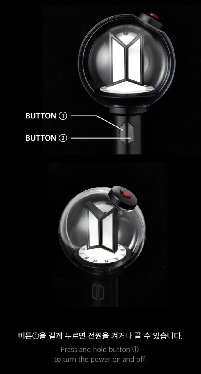 BTS - OFFICIAL LIGHT STICK VER.4 KEYRING