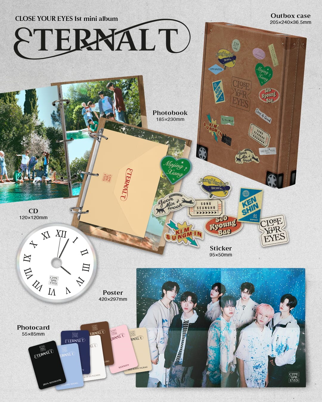 CLOSE YOUR EYES - ETERNALT (PHOTOBOOK VER.) Nolae