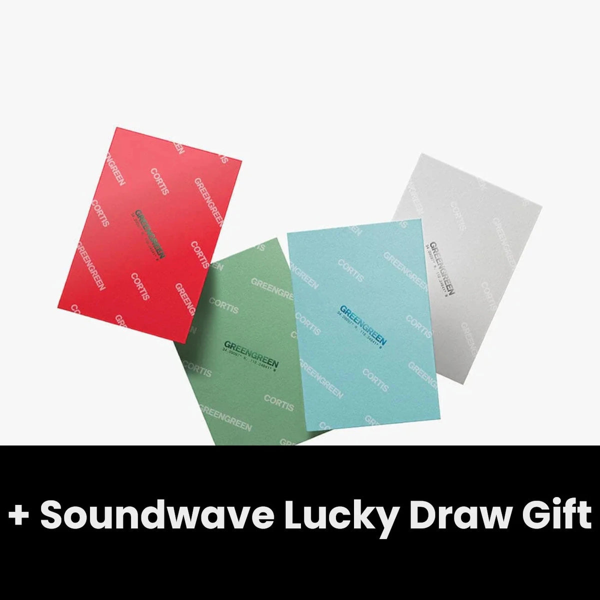 CORTIS - GREENGREEN (WEVERSE ALBUMS VER.) + Soundwave Lucky Draw Gift Nolae