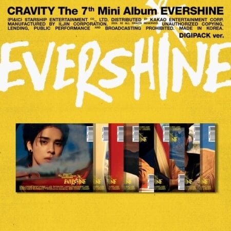 CRAVITY - EVERSHINE (THE 7TH MINI ALBUM) DIGIPACK VER. Nolae