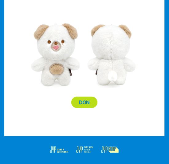 Day6 don ドウン PETIT PLUSH 10cm ぬい キーホルダー DAY6 - PETIT DENIMALZ PLUSH MINI Ver. ぬいぐるみキー Keyring