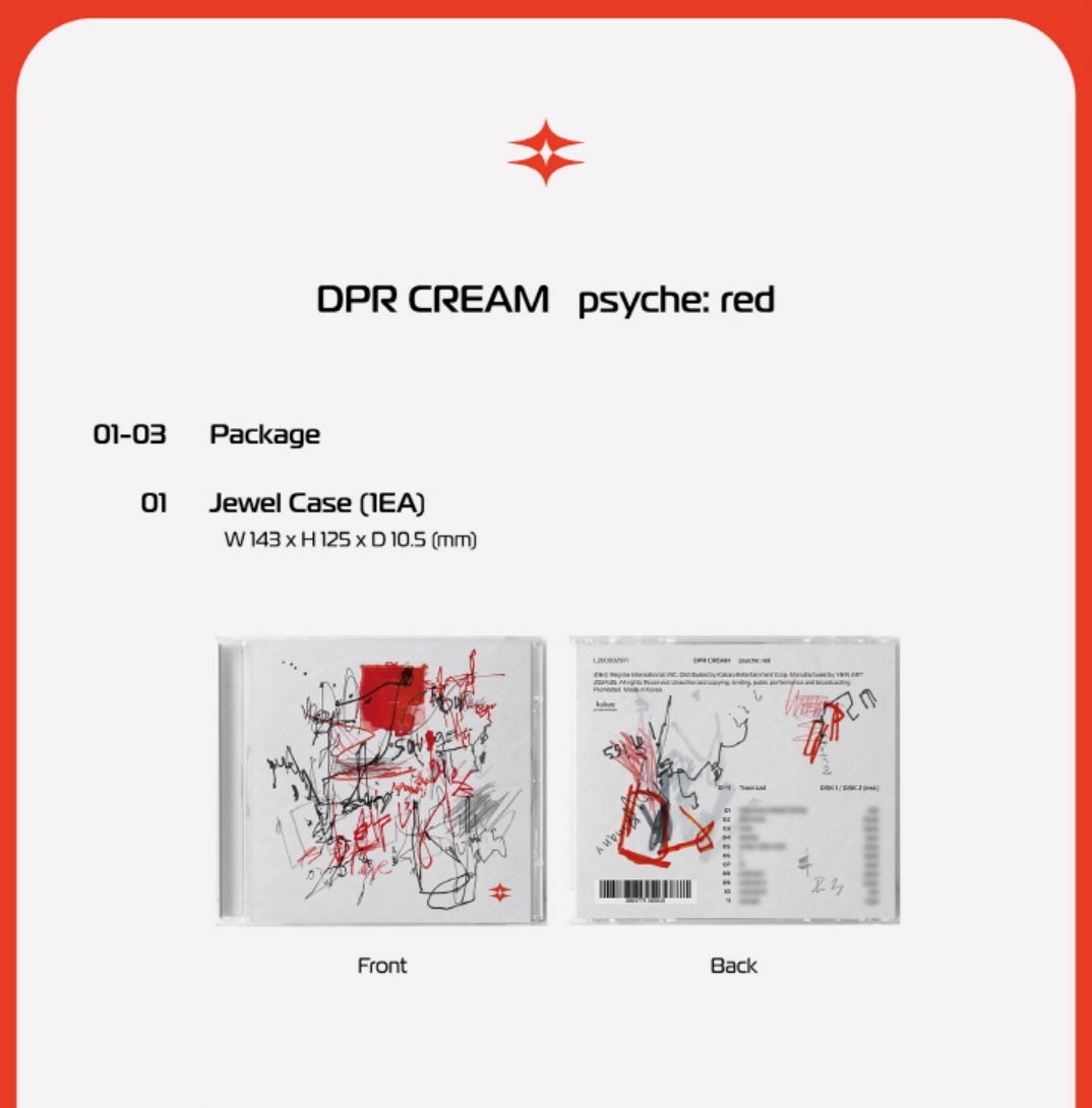 DPR CREAM - PSYCHE: RED Nolae