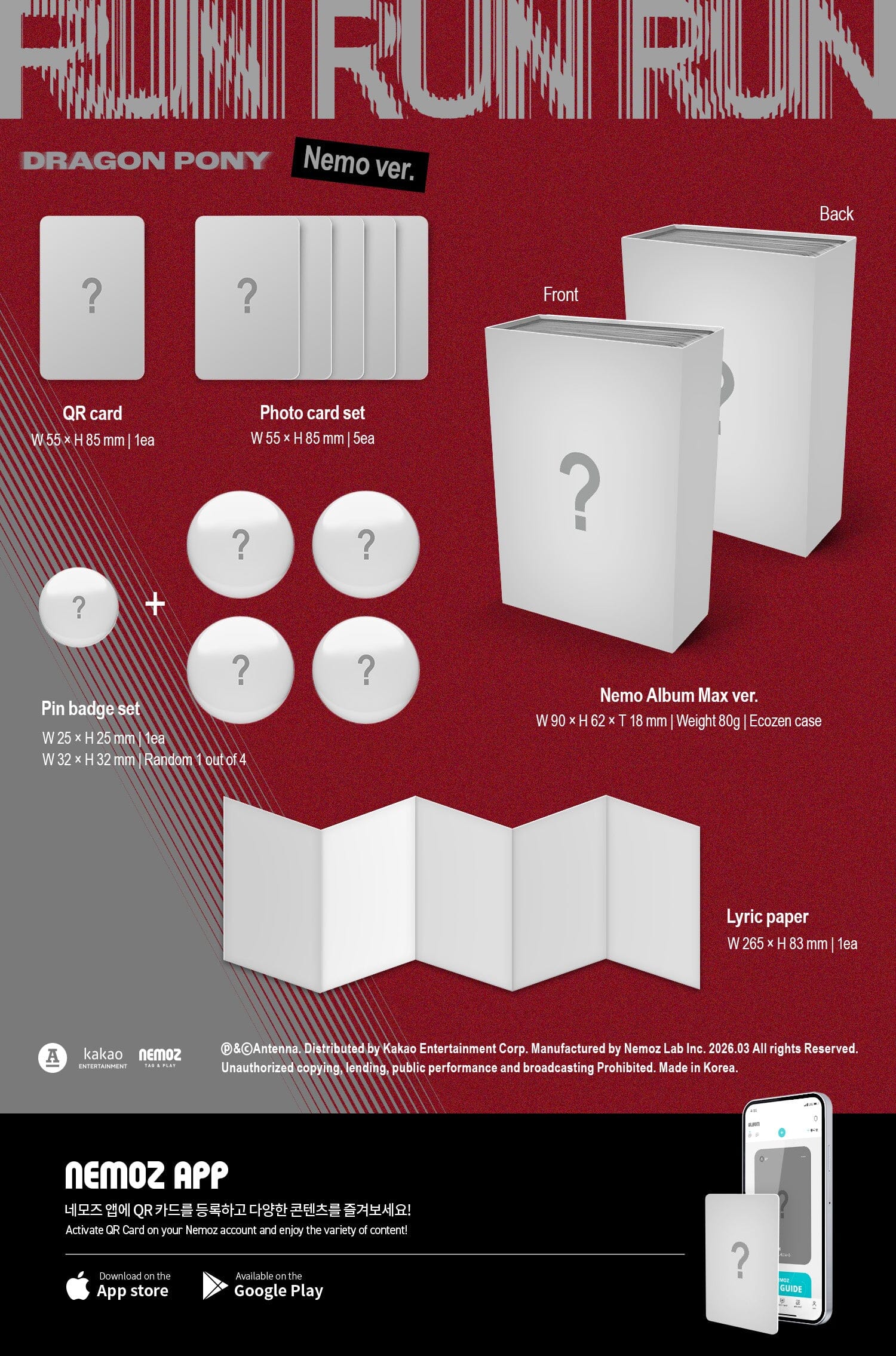 DRAGON PONY - RUN RUN RUN (NEMO ALBUM) Nolae