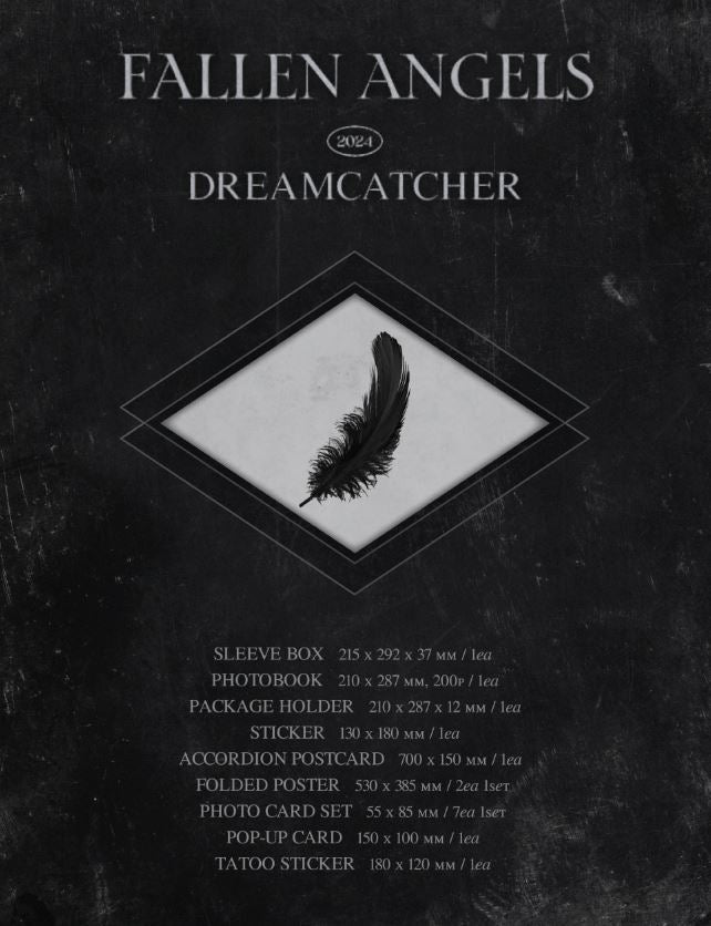 DREAMCATCHER - 'FALLEN ANGELS' 2024 PHOTOBOOK + Soundwave Photocard Nolae