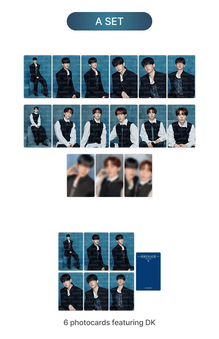 DXS (SEVENTEEN) - PHOTOCARD SET ('SERENADE' ON STAGE MD)