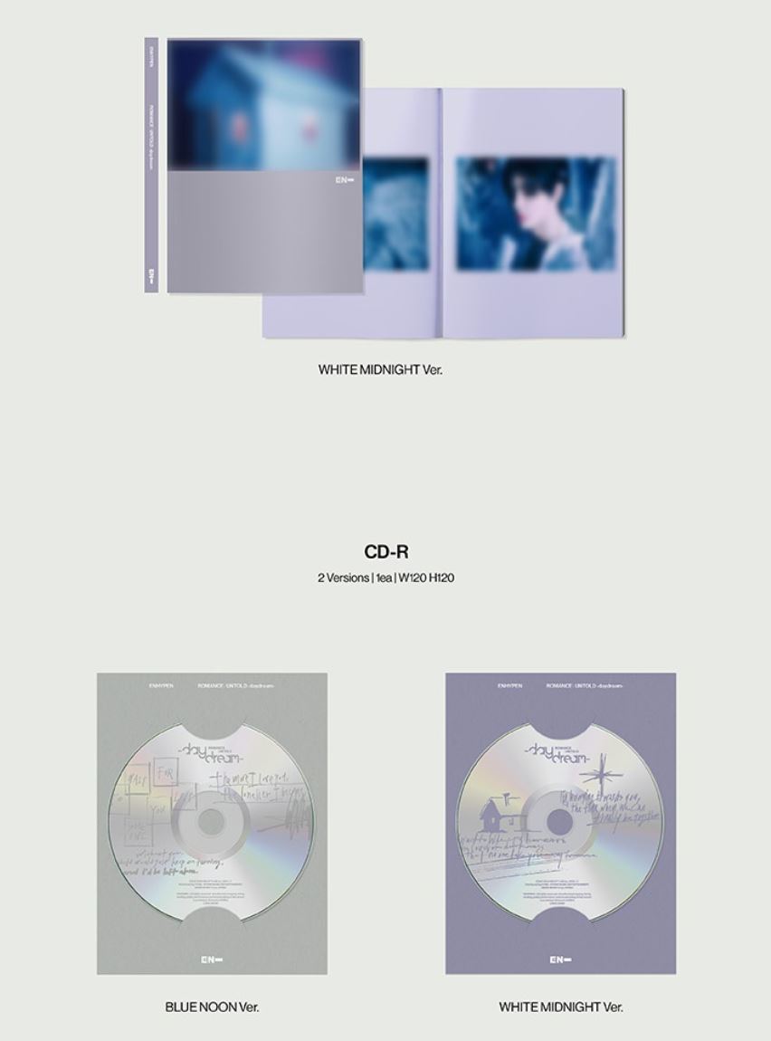 ENHYPEN - ROMANCE : UNTOLD - DAYDREAM SET + Apple Music Photocards Nolae