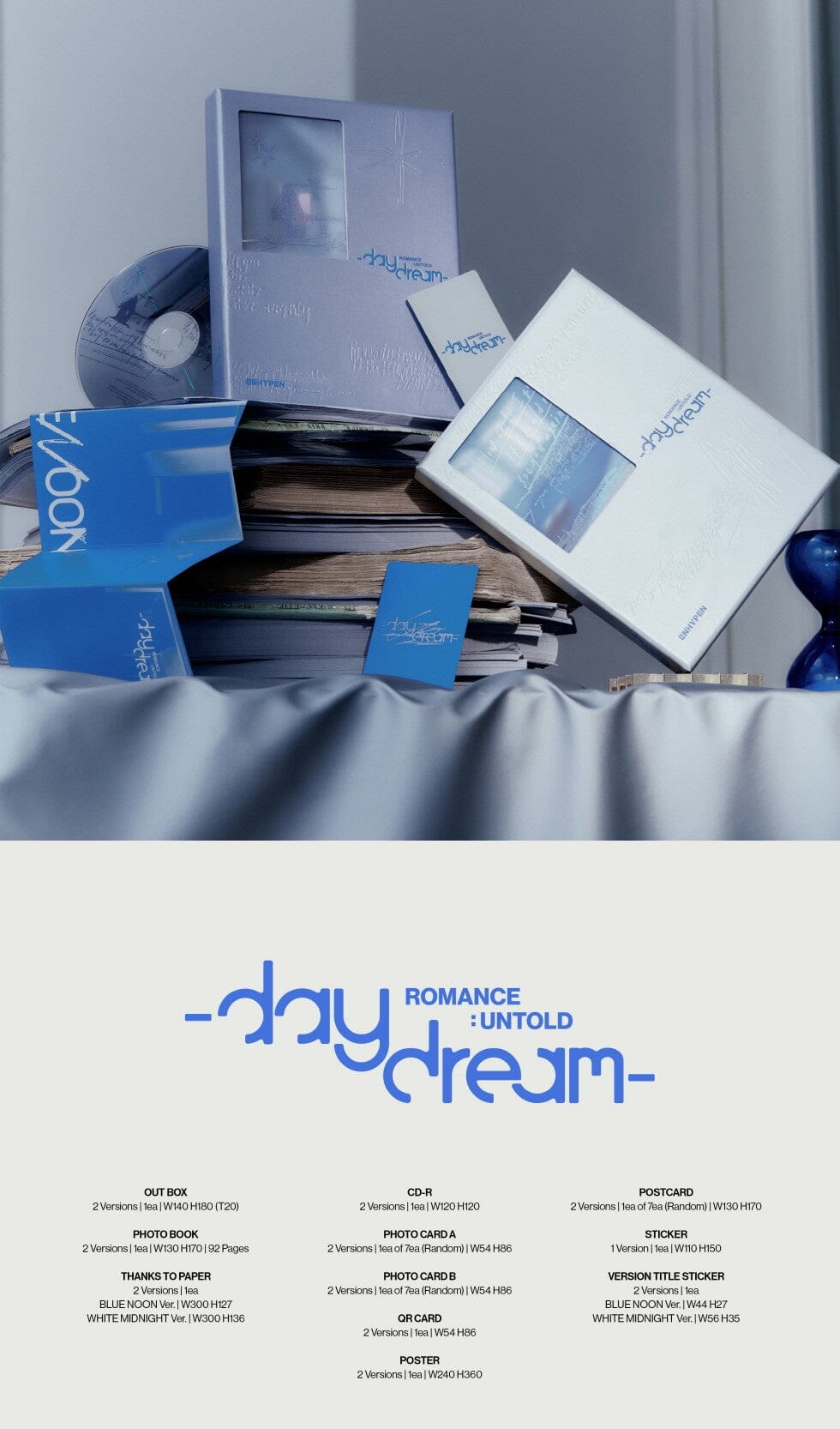 ENHYPEN - ROMANCE : UNTOLD - DAYDREAM (SET) + WEVERSE GIFT Nolae