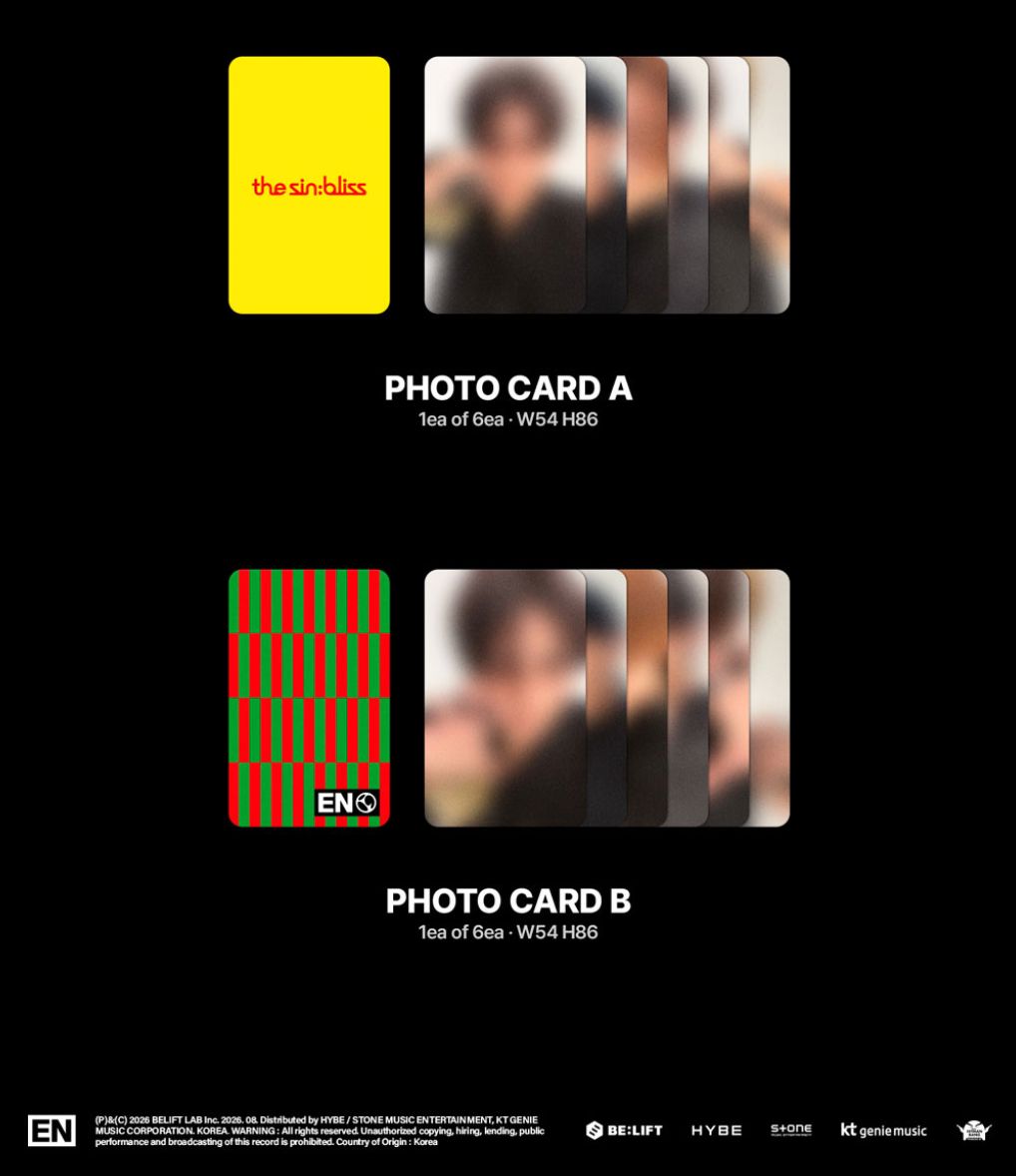 ENHYPEN - THE SIN: BLISS (SET) + Weverse Gift