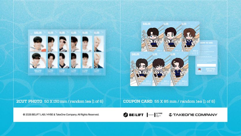 ENHYPEN - WORLD COUPON CARD COLLECTION (SAILOR VER.) Nolae
