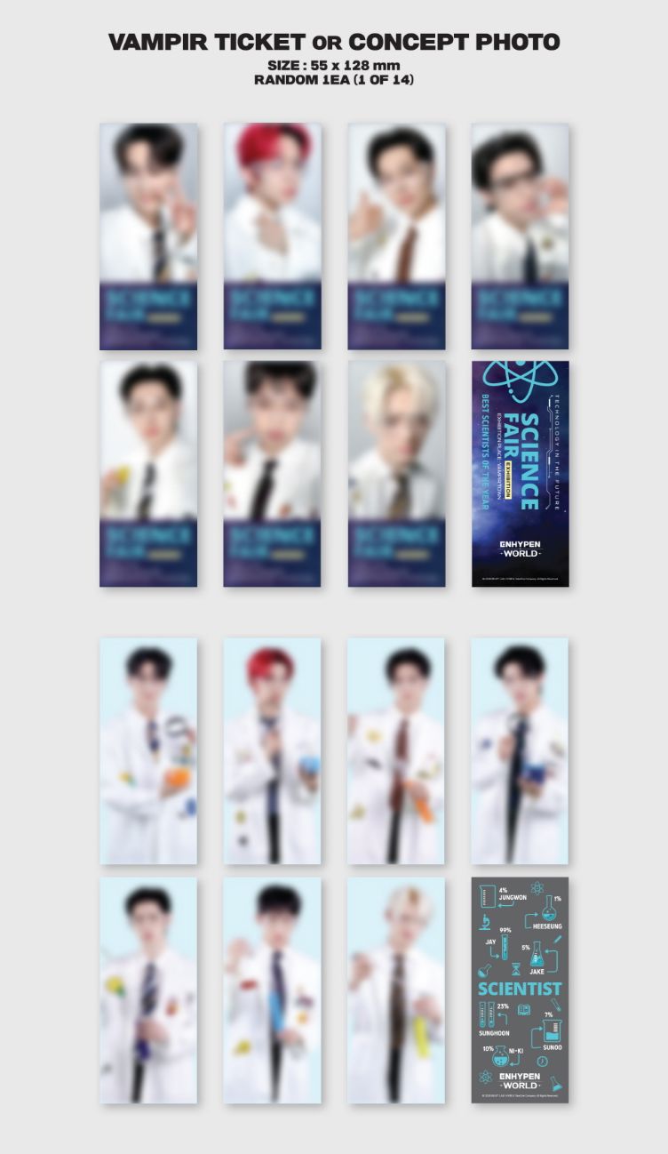 ENHYPEN - WORLD COUPON CARD COLLECTION (SCIENTIST VER.)