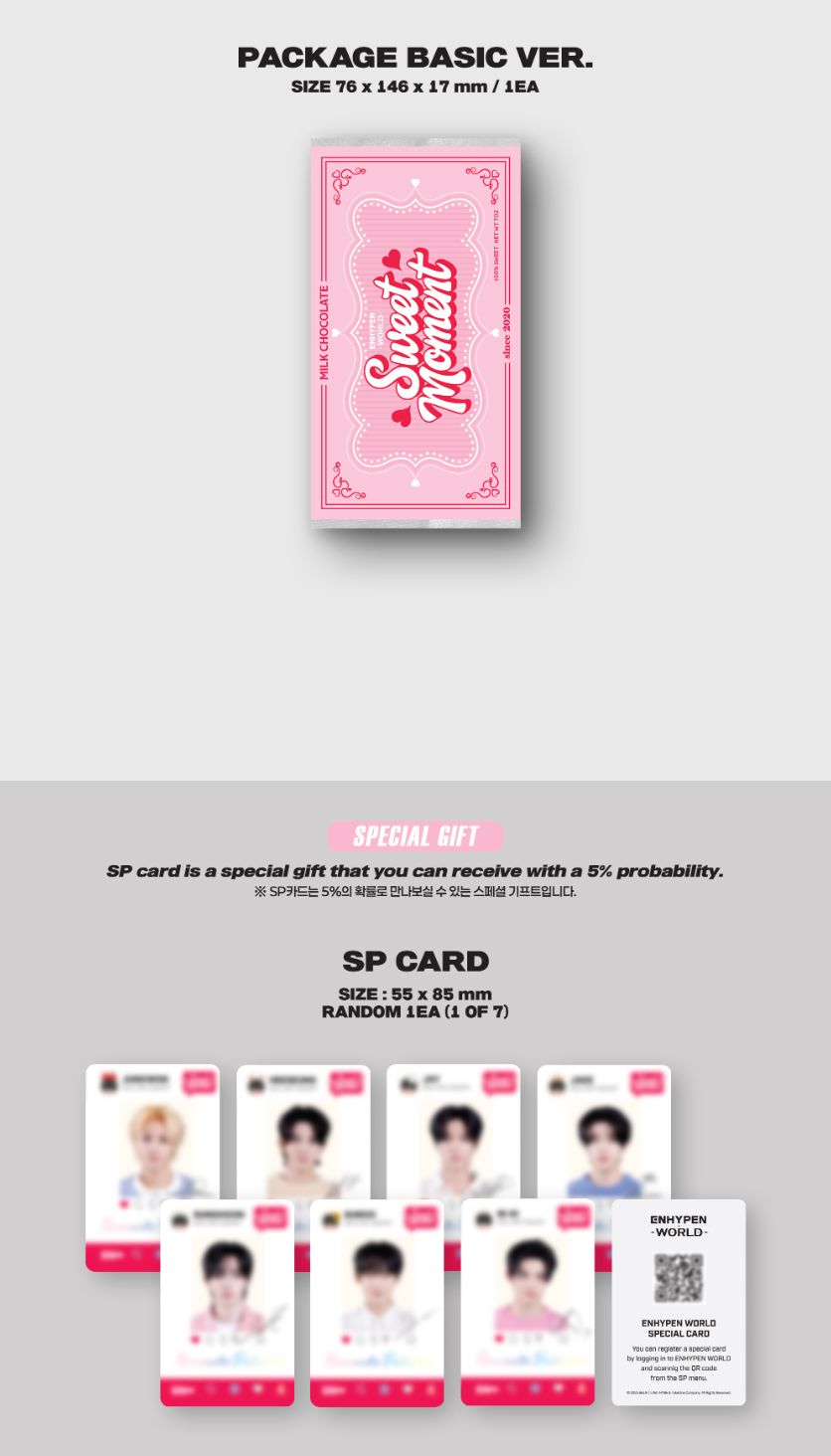 ENHYPEN - WORLD COUPON CARD COLLECTION (SWEET MOMENT VER.)