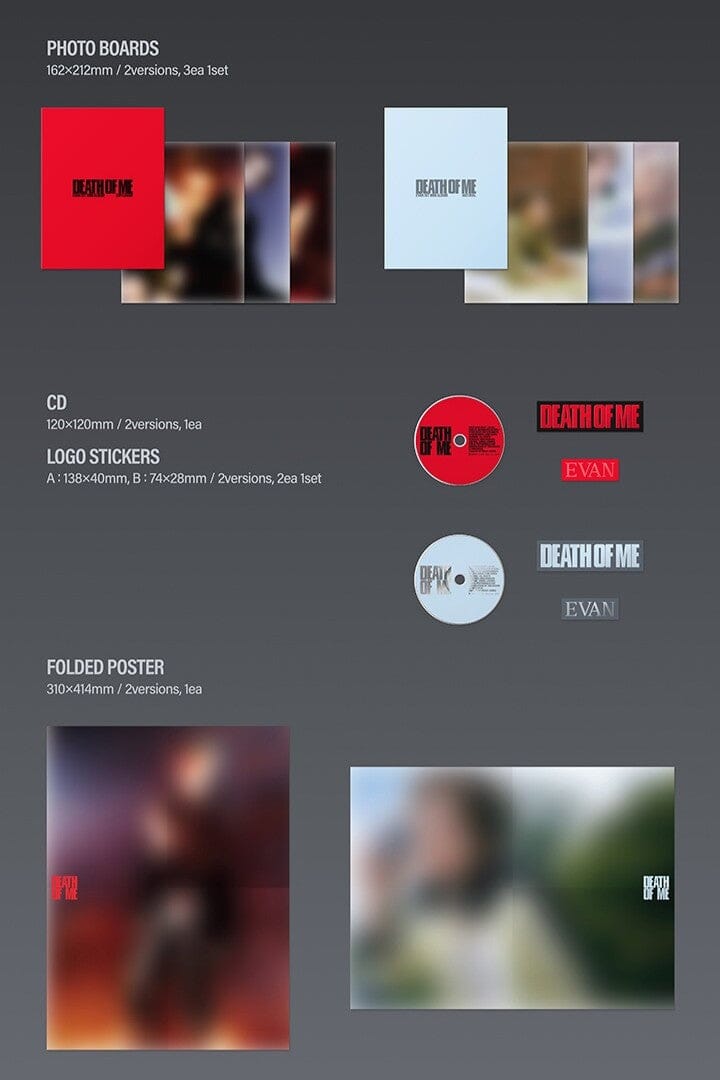 EVAN (Ex-ENHYPEN) - DEATH OF ME + WEVERSE GIFT Nolae