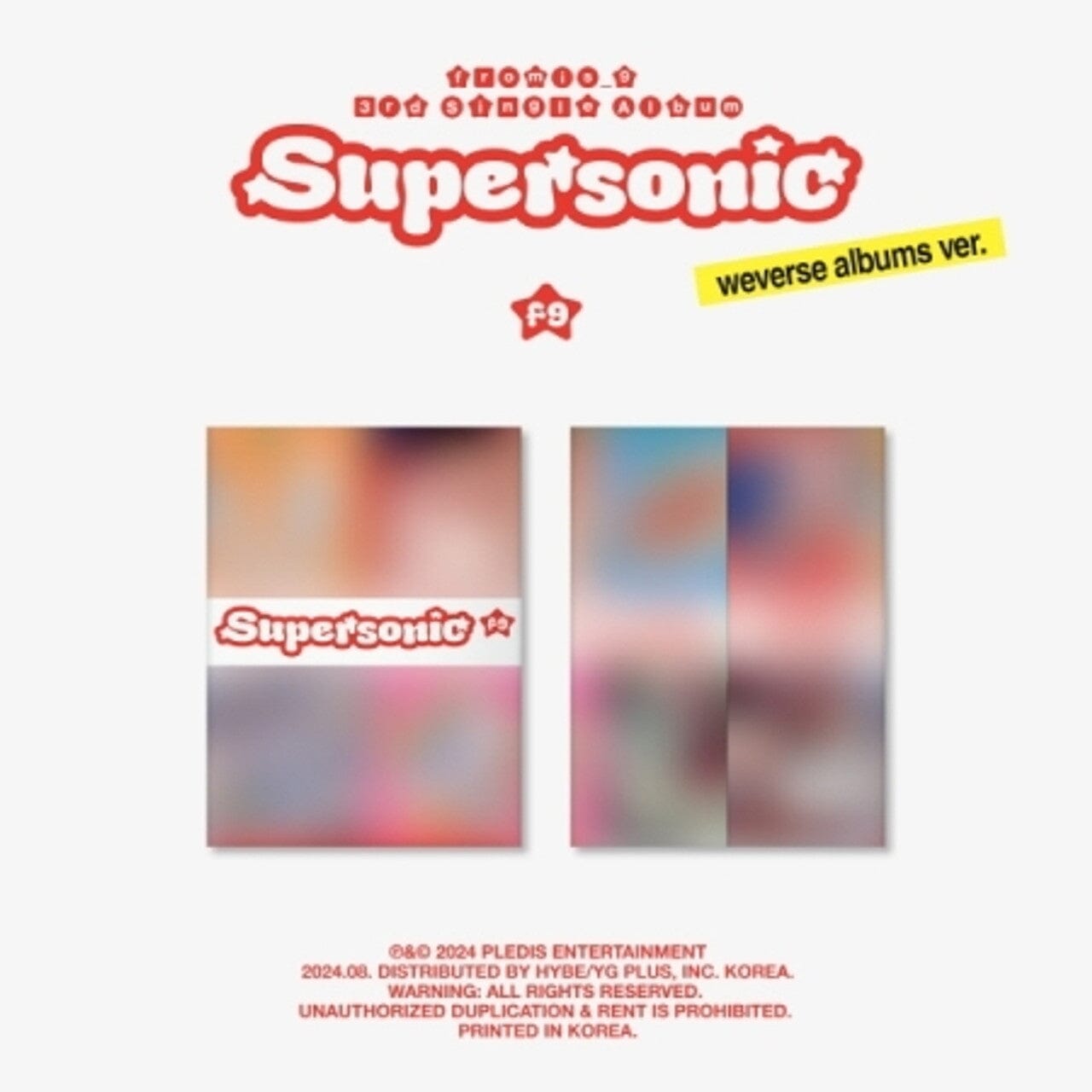 FROMIS_9 - SUPERSONIC (3RD SINGLE ALBUM) WEVERSE ALBUMS VER. Nolae