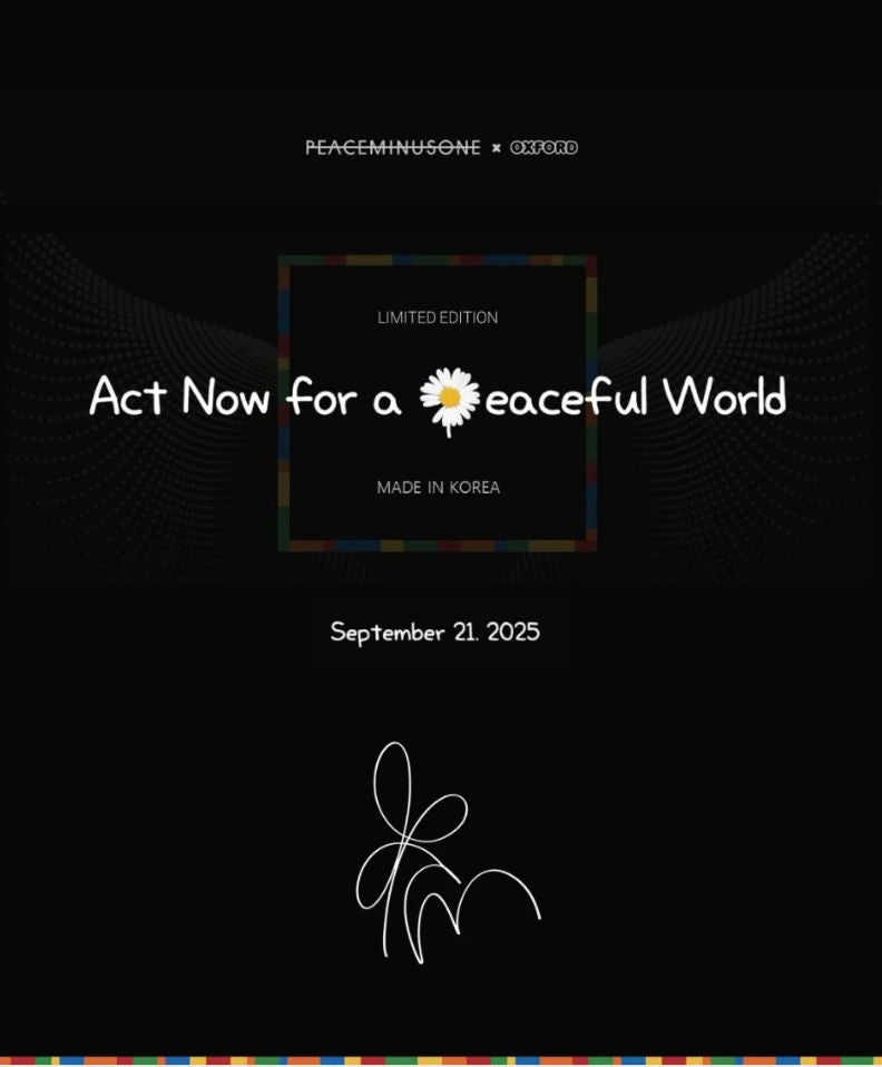 G-DRAGON (BIGBANG) - 'PEACEMINUSONE X OXFORD' 818 BLOOM (LIMITED EDITION) Nolae