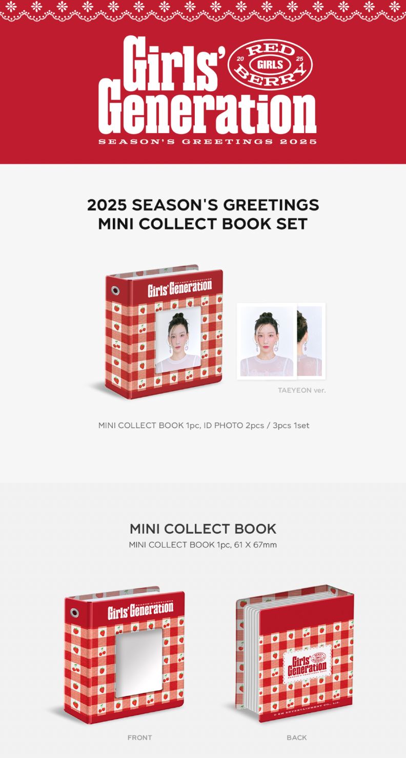 GIRLS GENERATION - 2025 SM ARTIST SEASON’S GREETINGS OFFICIAL MD Nolae