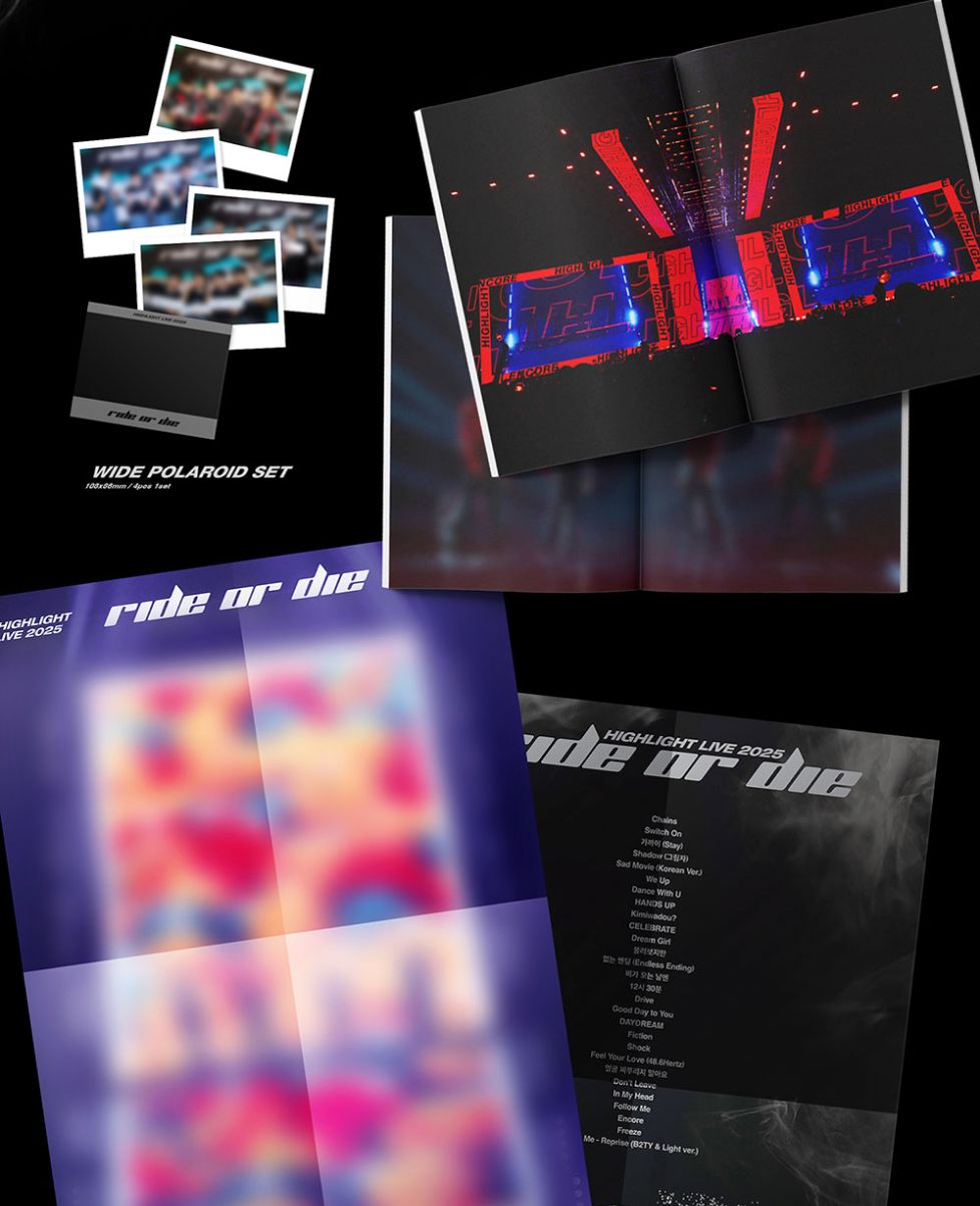HIGHLIGHT - HIGHLIGHT LIVE 2025 (RIDE OR DIE) BEHIND PHOTO BOOK Nolae