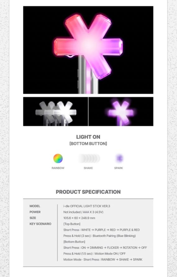 I-DLE - OFFICIAL LIGHT STICK VER. 3 Nolae