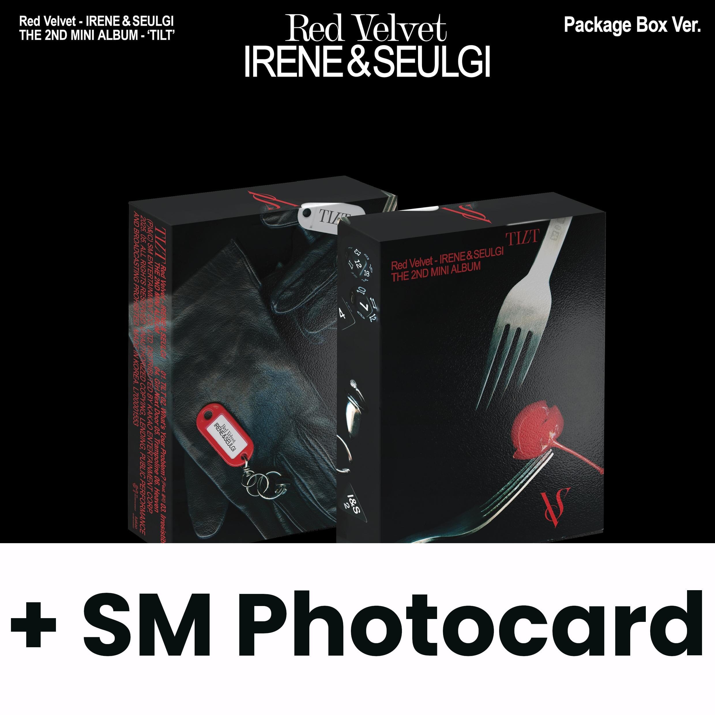 IRENE & SEULGI (RED VELVET) - TILT (PACKAGE BOX VER.) + SM Photocard