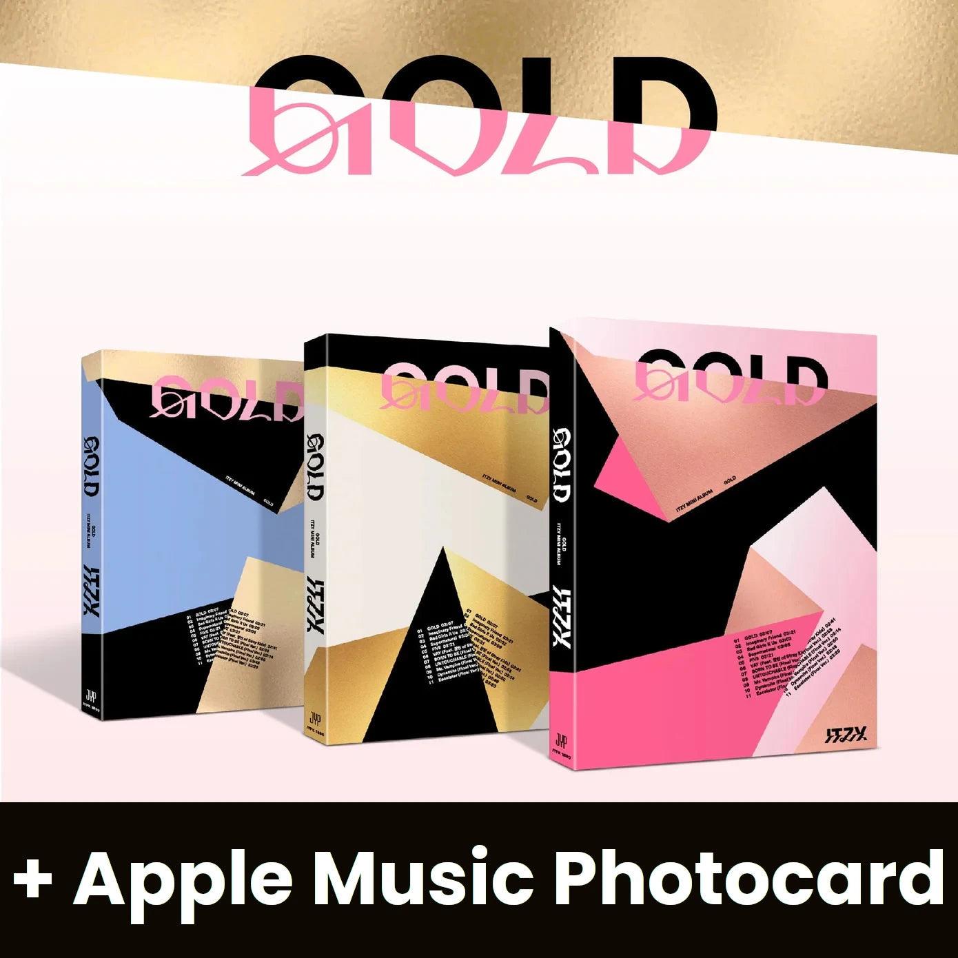 ITZY - GOLD + Apple Music Photocard Nolae