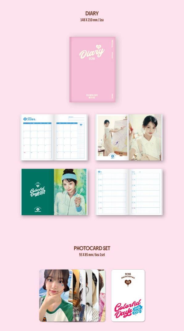 IVE - 2025 SEASON'S GREETINGS (COLORFUL DAYS WITH IVE) Nolae